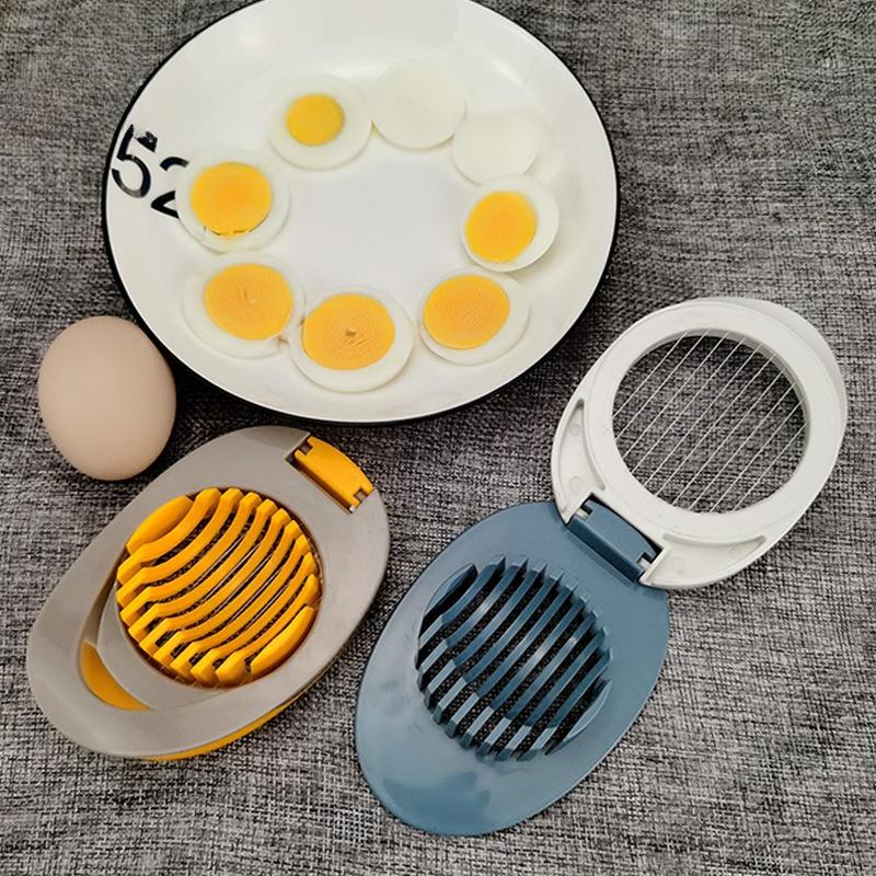 New Household Stainless Wire Steel Egg Slicer Multipurpose Hard Boiled Egg Slicers Aluminum Fruit Garnish Slicer Kitchen Tools