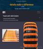 Universal Anti-Skid Snow Chains for Cars, Vans, Sedans, and SUVs