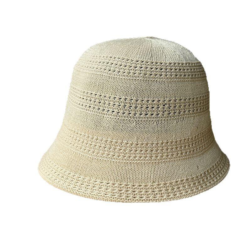 New Striped Fisherman Hat for Women, Summer Fashion Versatile Small-face Bucket Hat, Outdoor Sun Protection Hat, Trendy