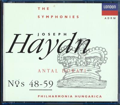CD HAYDN, DORATI; HUNGARIAN PHILHARMON - Symphonies 4  4259152 London Records 1991 US Classical Used