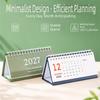 Mini 2027 Desk Calendar Standing Flip Calendar Gifts Standing Calendar  Desk Planning