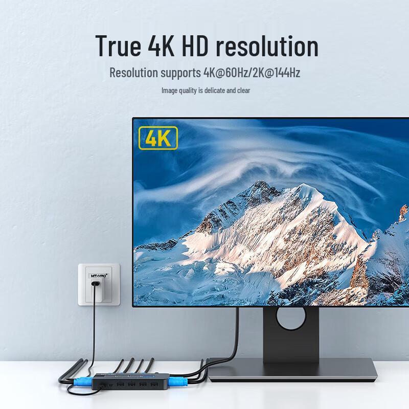 MT-viki 4-Port HDMI KVM Switch with Desktop Controller