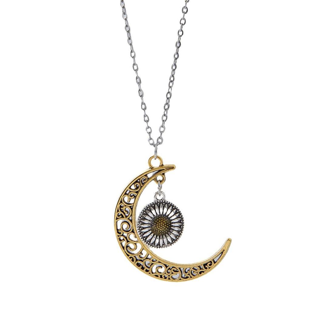 Retro Metal Hot Girl Pendant Stainless Steel Necklace