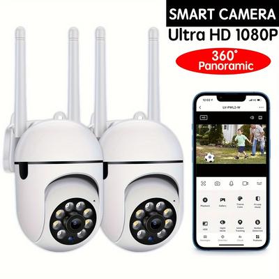 Wireless 1080p High Definition Smart Security Camera: Wi-Fi, Pan/tilt/zoom, Color Night Vision, 2-way Audio, Motion Tracking  Ideal for Pet Monitoring