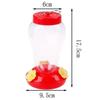 480ML Clear Plastic Bird Water Feeder Hanging Bottle with Iron Hook for Garden Hummingbird Feeder Pet Bird Supplies