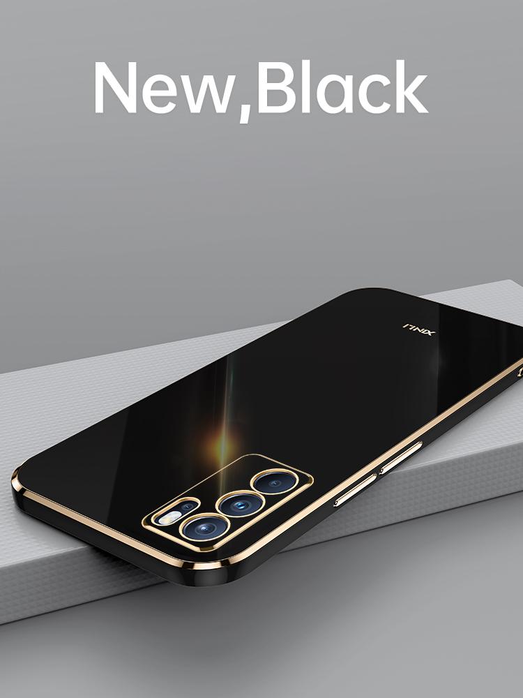 Luxury Plating Case For OPPO A54S A16 A16S A15S A53 A53S A15 A74 5G A54 A55 A96 A93 A94 A9 2020 Soft Silicone Funda Capa Coque