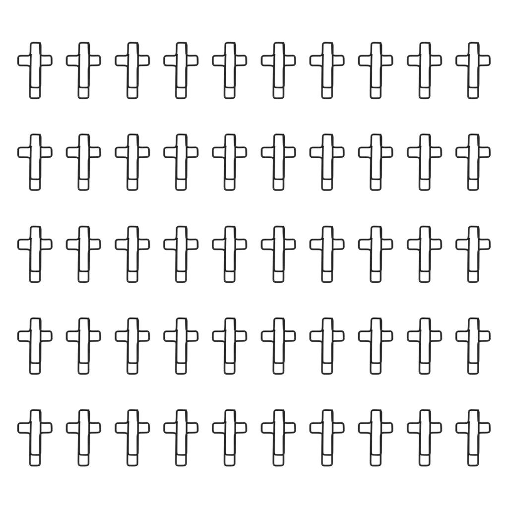 50 Pcs Crosses Shaped Paper Clips Metal Paperclips Bookmarks Office Clips Planner Clips Office Supplies for Student