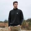 JEEP Men's Half-Zip Stand-Collar Sweatshirt