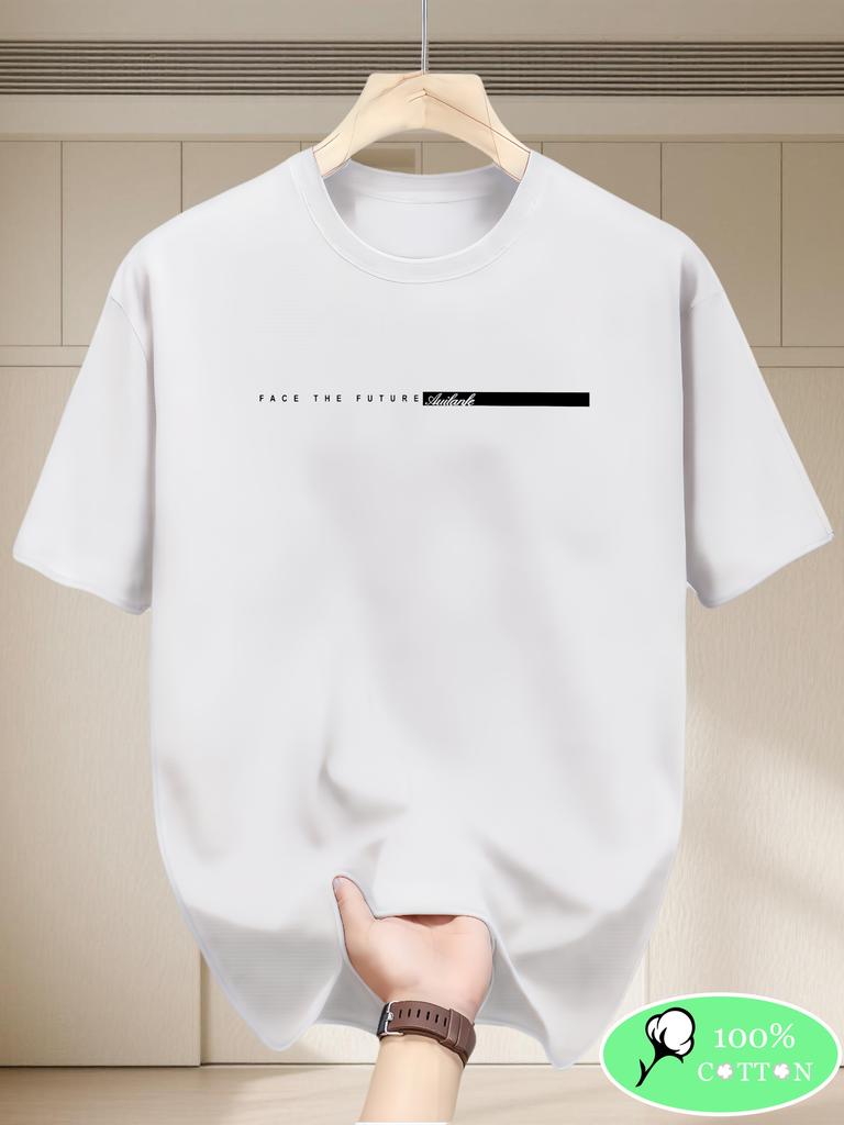 100 pure cotton mens roundneck shortsleeved everyday style Tshirt casual and comfortable