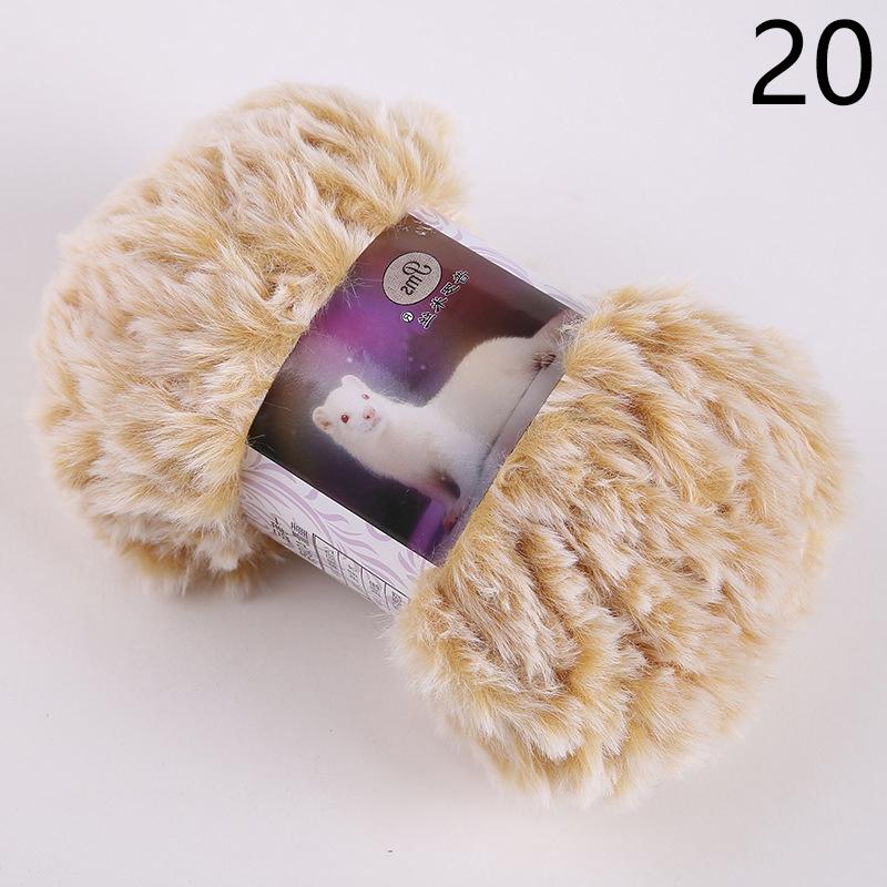 1PC 50g Blended Yarn Mink Fleece Anti-pilling Hand Knitting Yarn For Sweater Scarf DIY Needlework