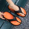 Fashion 2025 Summer Slippers Men Flip Flops Thick Soled EVA Soft Slides For Men Non-Slip Fashion Sandals Outdoor Beach Summer Shoes