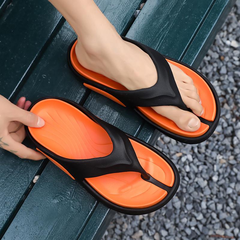 Fashion 2025 Summer Slippers Men Flip Flops Thick Soled EVA Soft Slides For Men Non-Slip Fashion Sandals Outdoor Beach Summer Shoes