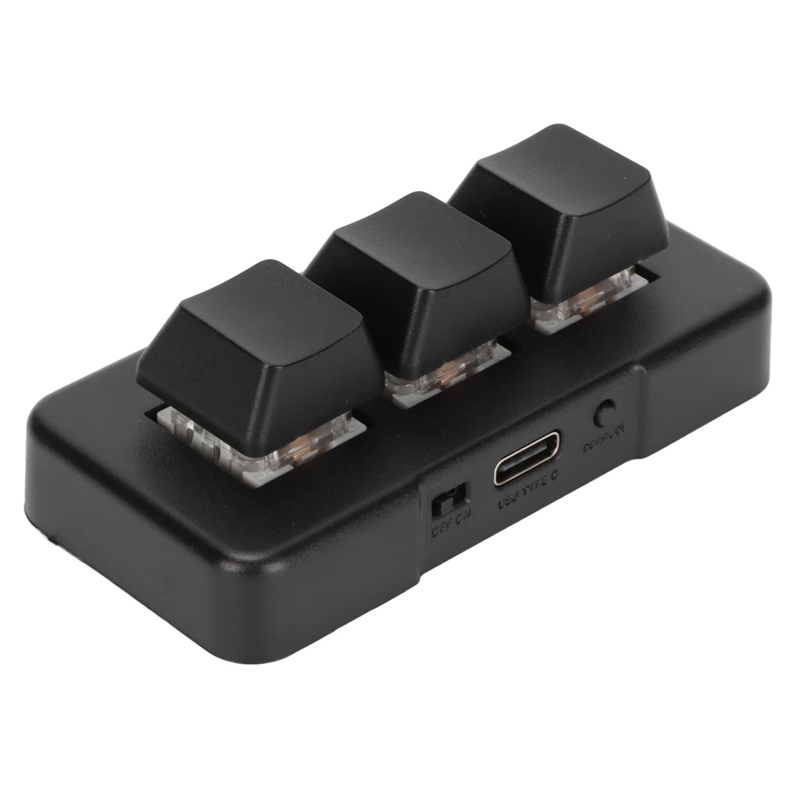 

Mechanical USB Mini 3 Key Keyboard RGB Mechanical Gaming 3 Mode DOS Keyboard, Keyboard, Wired/Wireless/BT Connector,