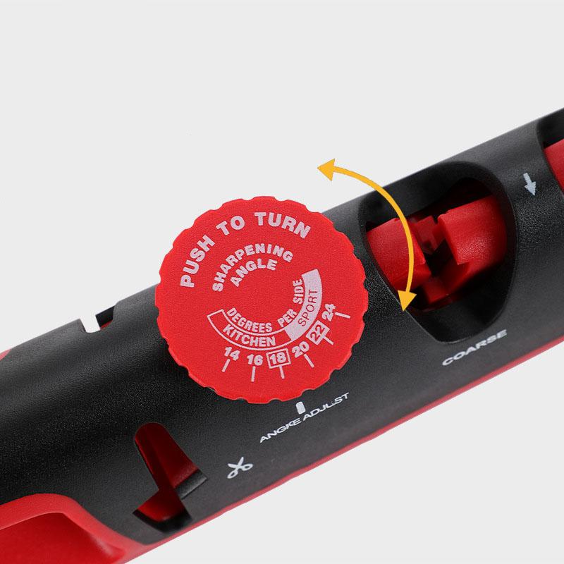 Household 4 In 1 Sharpener Tungsten Steel Knife Sharpener Adjustable Angle Sharpening Stone 4 Stage Sharpener Kitchen Knives