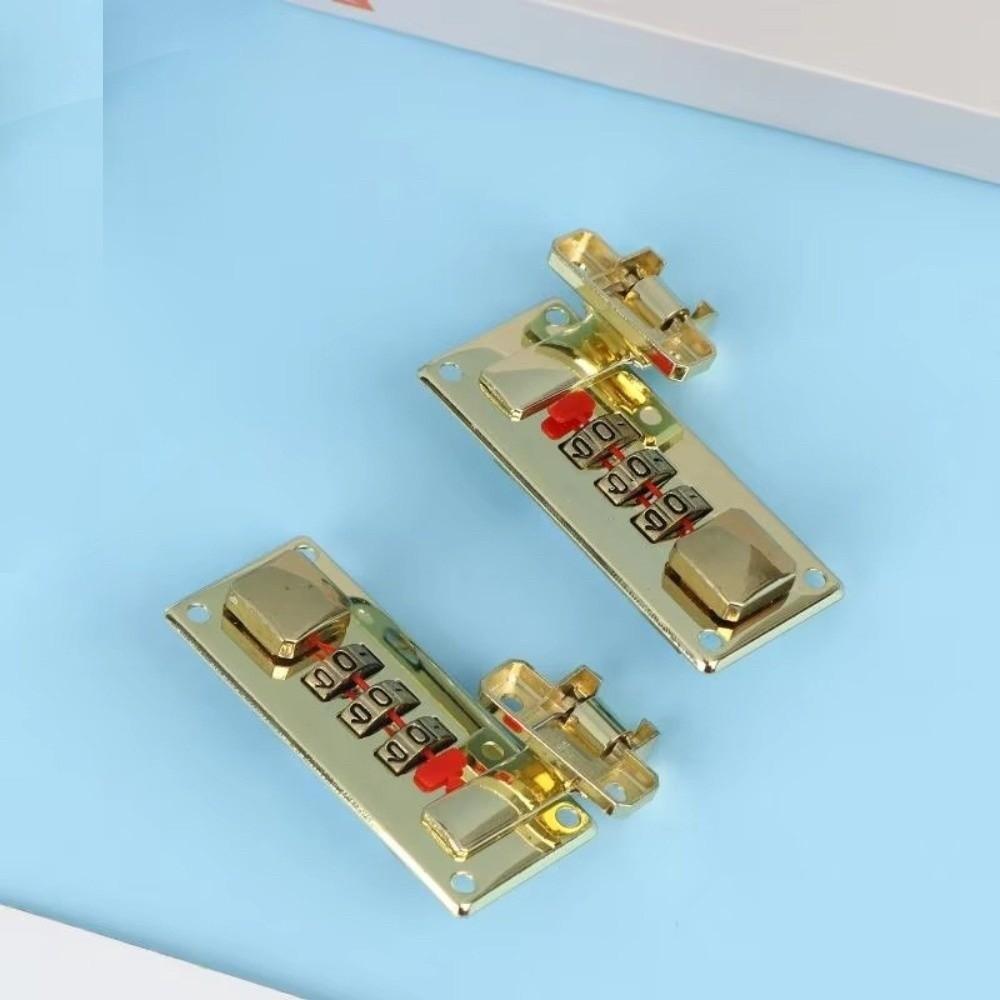 Keyless Luggage Lock 65 X 29mm Fixed Lock Home Hardware Accessories Combination Lock Jewelry Box