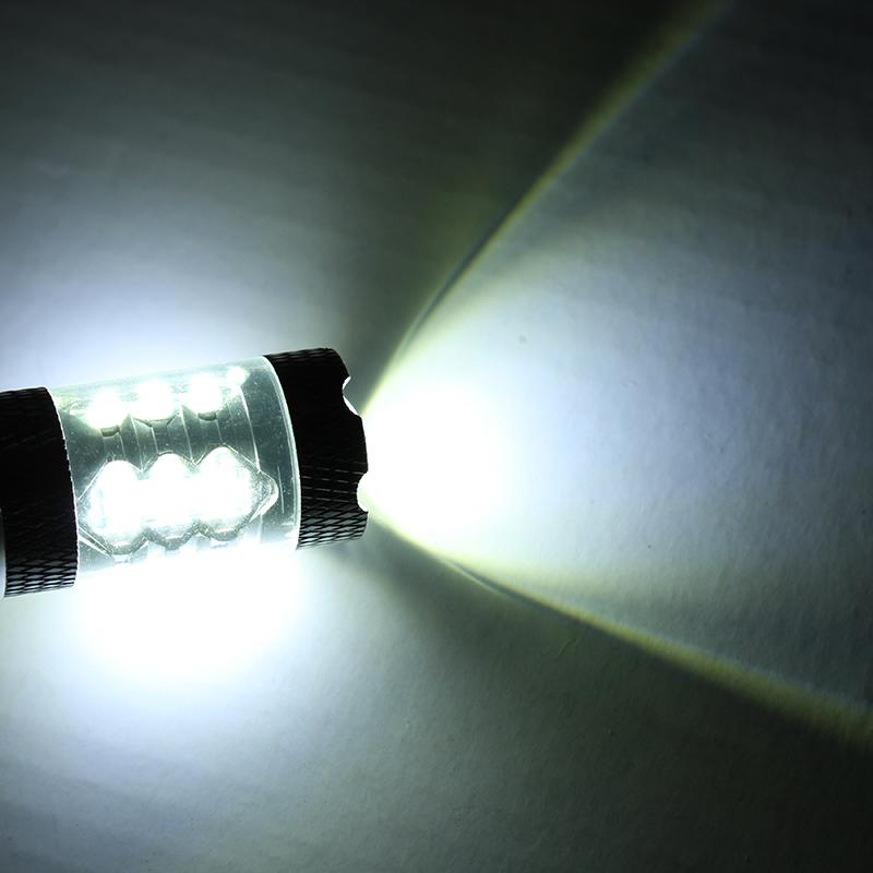 

Светодиодная лампа DC 12-24V Автомобильные фары Супер яркая 80W LED SMD 1156 BA15S Лампа заднего хода Автостайлинг 1pcs белый