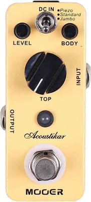 MOOER Effectpedaal Akoestische Gitaarsimulator Acoustikar []