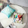 Branch Bird Flower Linen Pillowcase Sofa Cushion Cover Home Decoration Can Be Customized for You 40x40 50x50 60x60 45x45