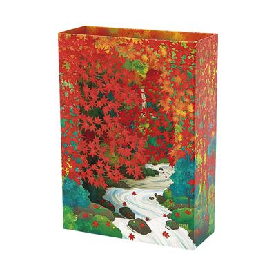 Sanrio Message Autumn Leaves JAU 507261 Card, Autumn, Valley, Paper/Other, 29-5,