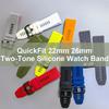 Quickfit 22 26mm Watch Straps For Garmin MARQ Athlete Adventurer Golfer Captain Aviator Epix Gen 2 Silicone Fenix 7x 7 Bracelet