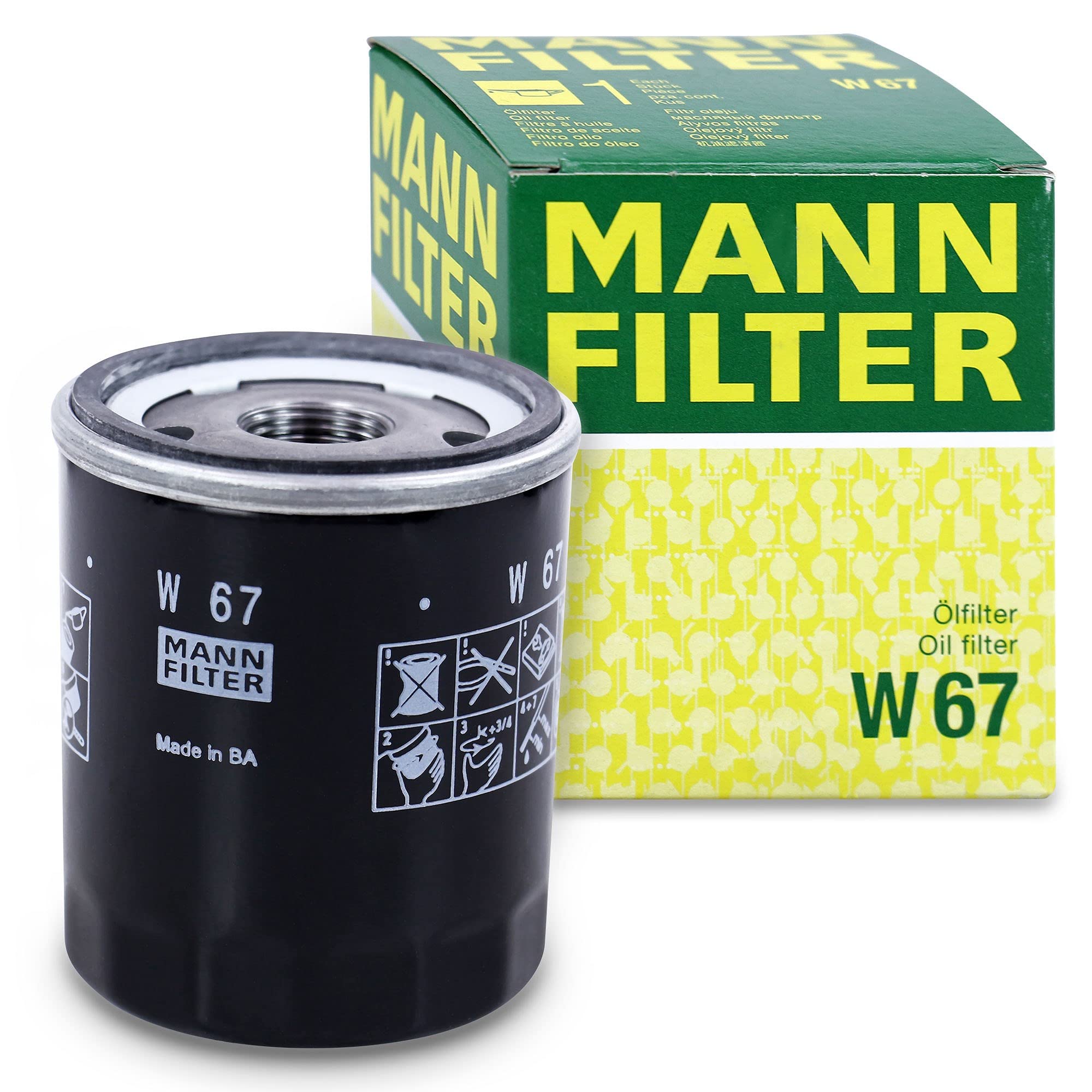 

MANN-FILTER Масляный фильтр W67 W67