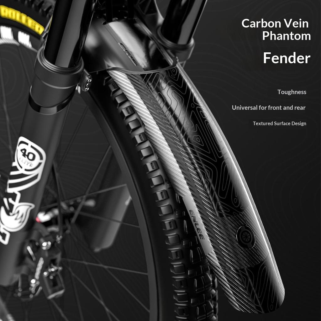 ENLEE For Mountain Downhill Bicycle Extended Wide Fender Lightweight Bike Mudguard with Wide Coverage