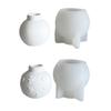 Multifuntional Candle Base Molds Crafting Moulds Candlestick Molds Silicone Tealight Holder Molds for Home Decorations