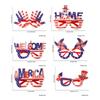 6PCS 4th of July Glasses Patriotic Decorations Accessories American Flag Sunglasses Independence Day Party Favors Red White Blue