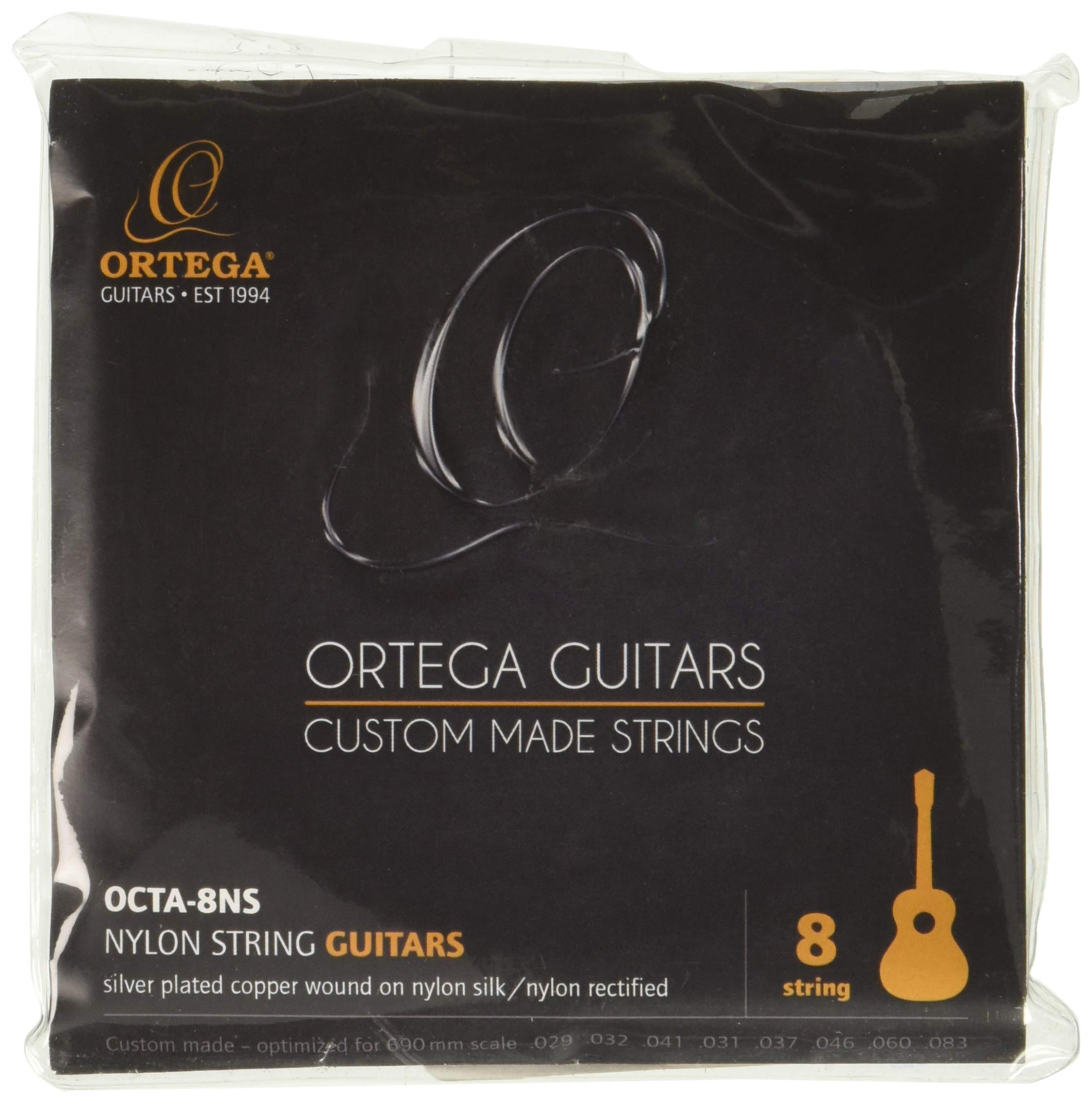 

ORTEGA Classic Guitar Strings for 8 String Guitar Made in Germany OCTA-8NS []