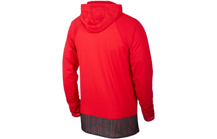 Men's Jordan Sweatshirts Men's Red Hooded Moderate Regular