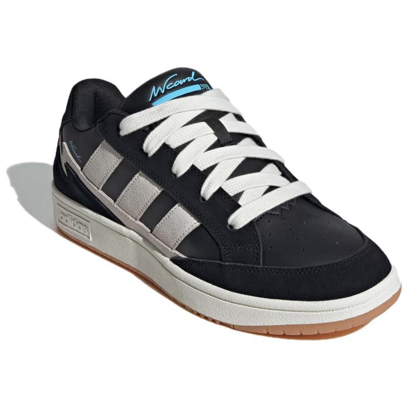 Adidas WCARD ADV Slip Resistant Abrasion Resistant Low top Skateboard Shoes Unisex Black Sneakers JR0076