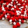 Crochet knitted Mushroom Hair Clips Sweet Cute Hair Barrettes Hairpin Decoration