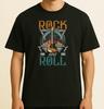 Vintage Retro lata 80. Rock & Roll Muzyka Gitara Skrzydła Rozmiar S-4XL Unisex Koszulka
