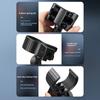 Heavy Duty Metal Construction Microphone Holder Clamp Featuring Nonslip Rubber Coated Clamp For Secure Attachment