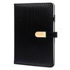 Gift Set: Black, Elegant A5 Lined Notebook and Pen with Black Ink - Peterson