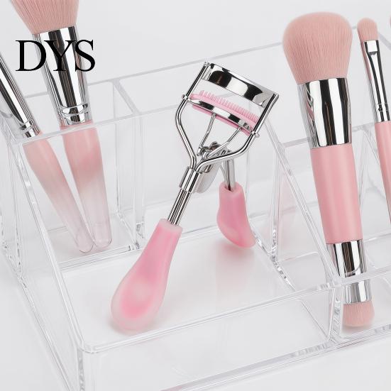 Eyelash Curling Tool Women Curler with Rubber Handle Natural Long Lasting Professional Device Lashes Tools Volumizing Precise Control Eye Lash Clamp
