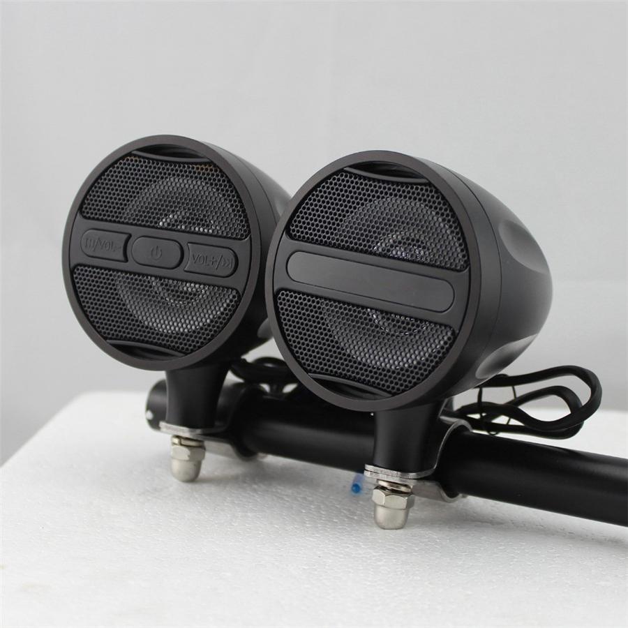 Universal Waterproof Aluminum Waterproof Bluetooth Motorcycle Stereo Speakers Au