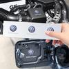 B6 2025 Hot For Volkswagen Car Metal Emblem Wiper Stickers Reflective Decor Decals For Volkswagen GOLF 5 Tiguan Polo Golf 6 Golf