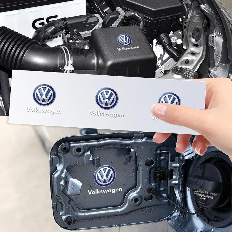 B6 2025 Hot For Volkswagen Car Metal Emblem Wiper Stickers Reflective Decor Decals For Volkswagen GOLF 5 Tiguan Polo Golf 6 Golf