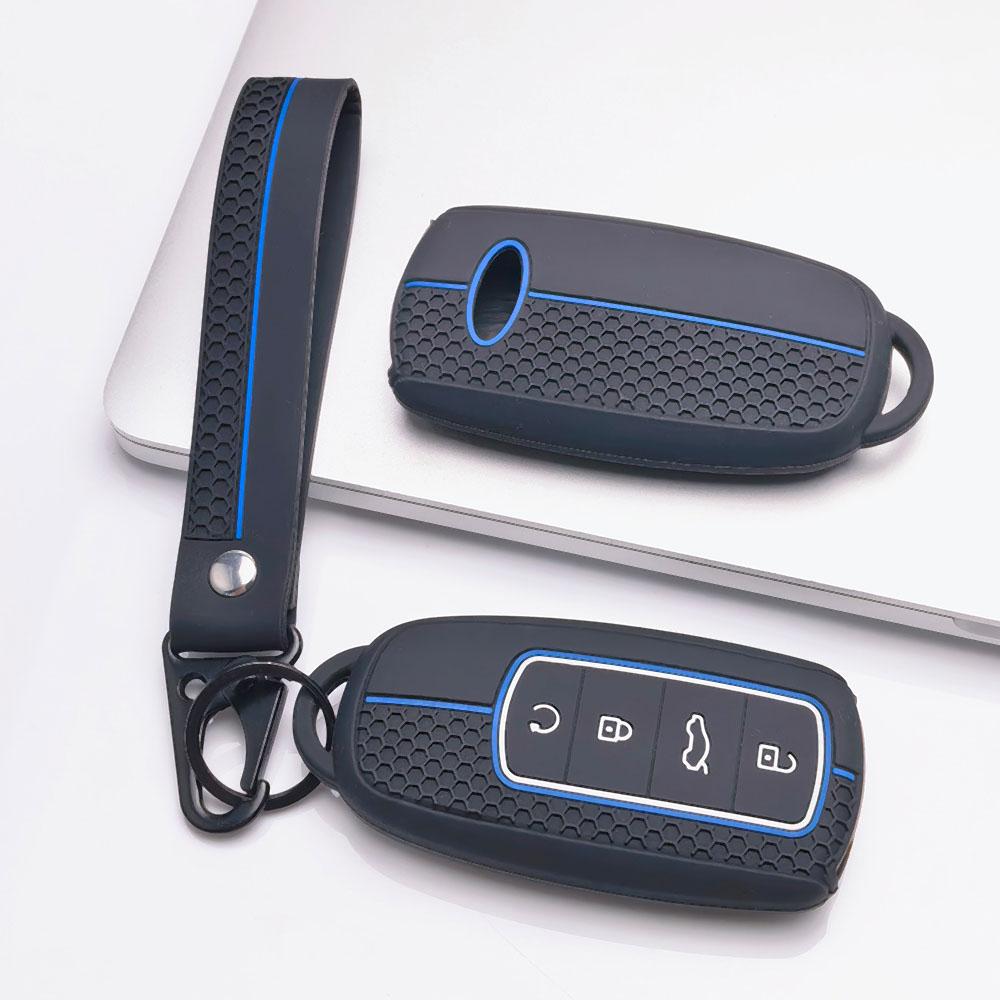 Silikon Schlüsselanhänger Hülle Schlüsselanhänger für Chery Tiggo 8 Pro Tiggo 7 Pro Omoda C5 Arrizo 8 für Exeed TXL TX LX VX Kratzschutz Stoßfest
