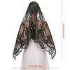 Lace Mantilla Veil Soft & Comfortable Exquisite Floral Design for Head Covering for Women Girls Church Veils for Chapels