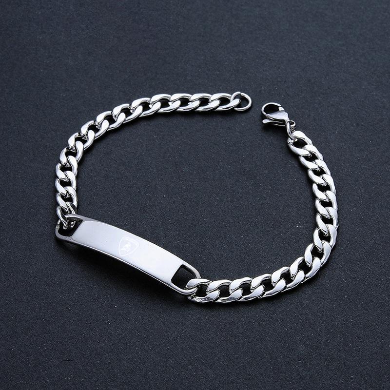 

High End Stainless Steel Metal Bracelet Creative For Lamborghini Urus Huracan Aventador Premium Interior Decorate Accessories One size