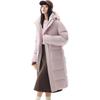 Anta Cappotto Lungo con Cappuccio Imbottito in Piumino d'Anatra Caldo Veloce Unisex Capospalla Rosa Minerale 972448902-4