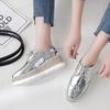 Fashion Brock Carved Small Leather British Style Lace-up Platform Muffin Shoes Slope Heel Single Shoes Casual Shoes  HZB-2931-9