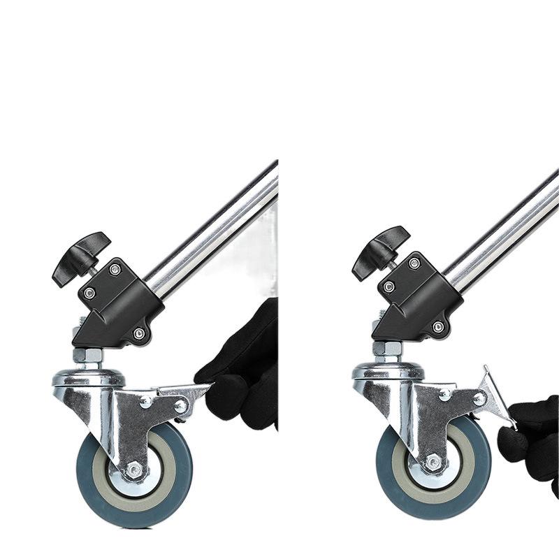 Ambitful Zhi Jie Photography Light Stand with Brakes - 22mm Tripod Legs and Universal Caster Wheels