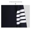Unisex College Style Cotton Yarn-Dyed Casual Cardigan Jacket