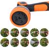 Water Hose Nozzle Sprayer Thumb Control 10 Modes Heavy Duty Washing Garden Watering Hose Spray Nozzle Yard Supply