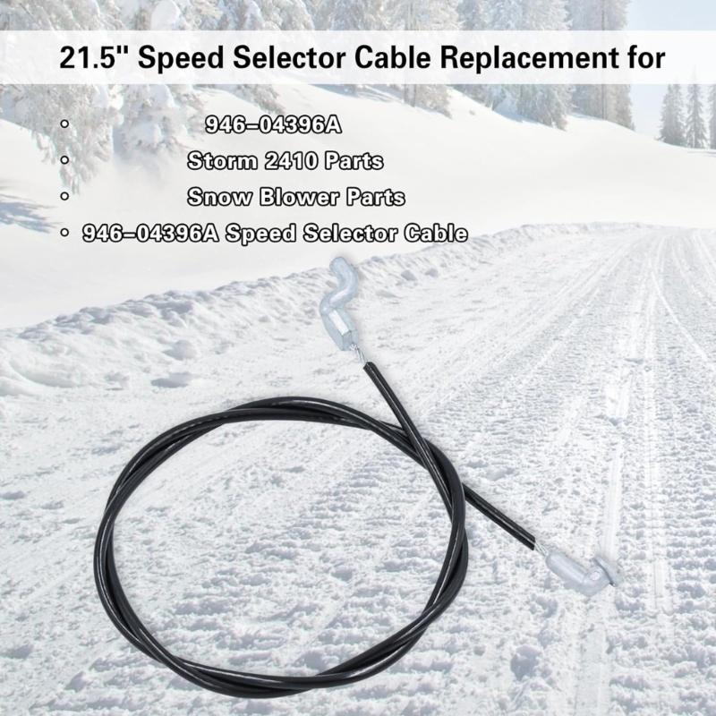 Quality 21.5 Inch Control Cable Replacement For Speed Selection In Garden Tools Constructed Plastic And Stainless Steel