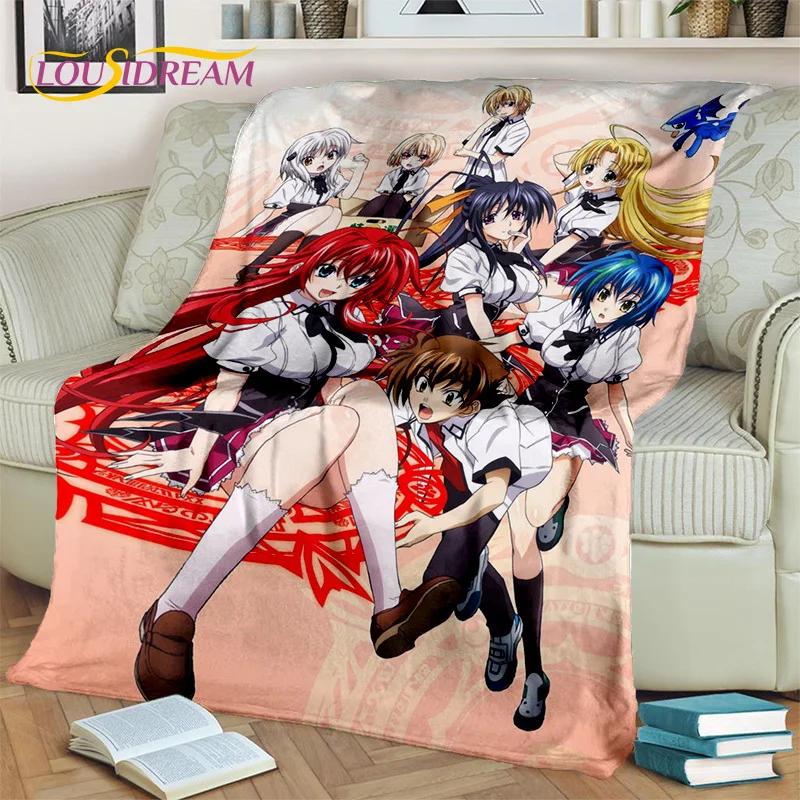 Cartoon Sexy Girl High School DxD Anime 3D Blanket,Soft Throw Blanket for Home Bedroom Bed Sofa Picnic Travel Cover Blanket Kids