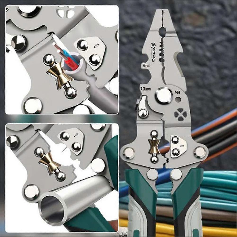 12 in 1 Foldable Multi-function Wire Stripper